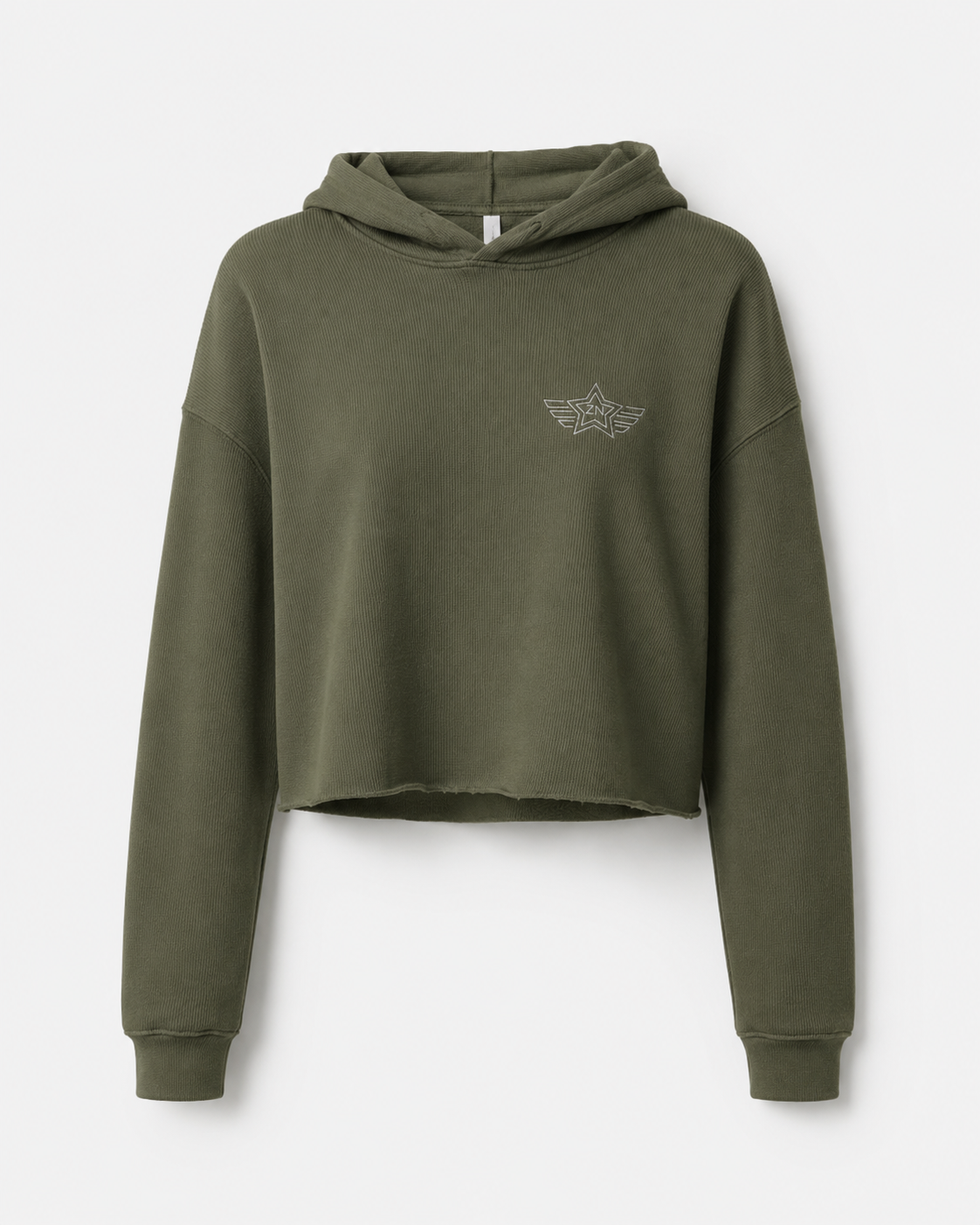 ZN Crimson Crop Hoodie